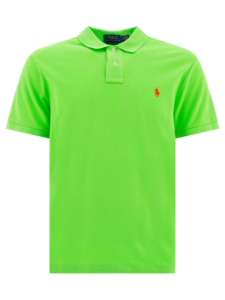 Polo Ralph Lauren Pique Polo Shirt Polo shirts - Green | 4c71c9644e09b863532f27f4be8642074c2057c2