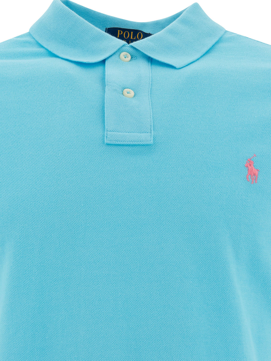 Polo Ralph Lauren Pique Polo Shirt Polo shirts - Light blue | 630325a61b80bbe48cb4e686a315d8b61a5064d8