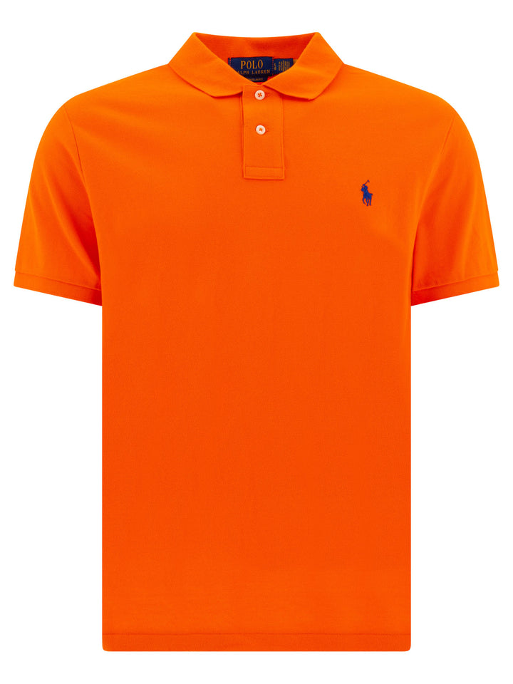Polo Ralph Lauren Pique Polo Shirt Polo shirts - Orange | 38e29beb2b234d7679d2f841bc5a3e5dca819871