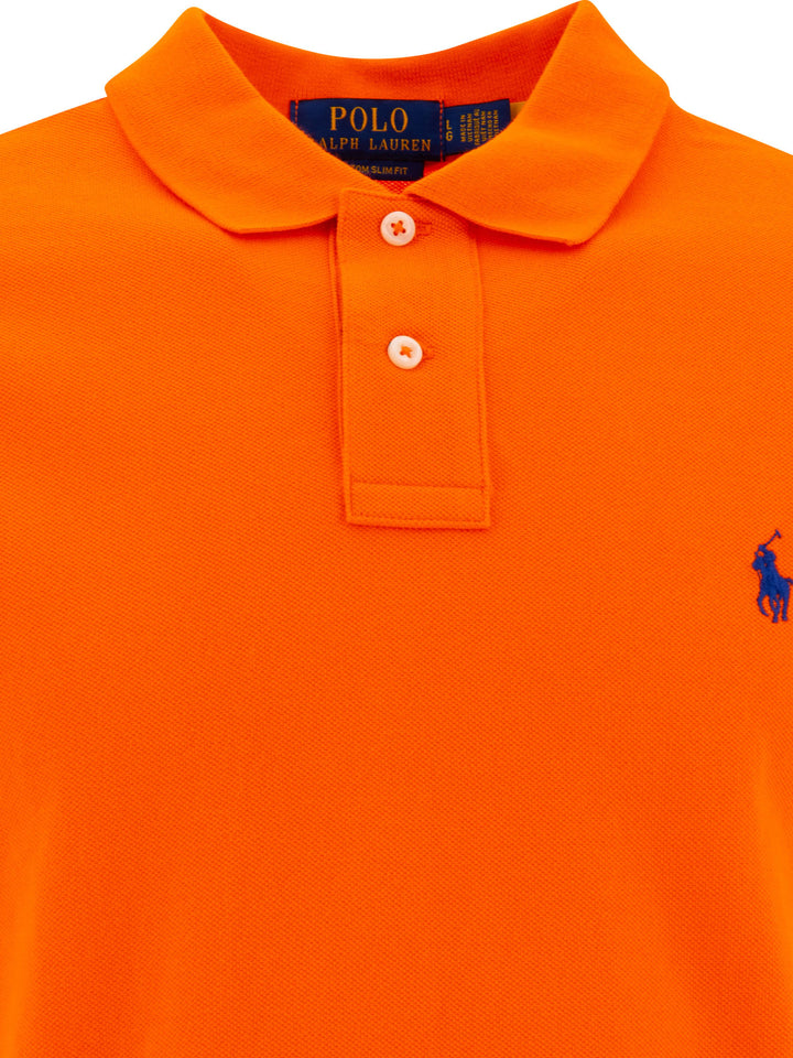 Polo Ralph Lauren Pique Polo Shirt Polo shirts - Orange | 03471d39492d1a42529517510a91564d6206315f