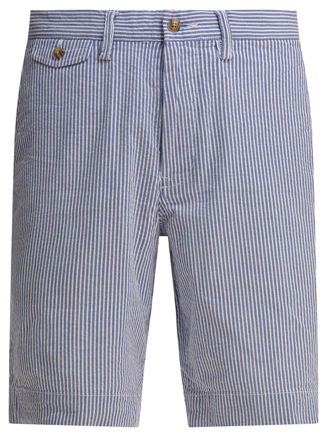 Polo Ralph Lauren Straigh-Fit Stretch Seersucker Shorts - Blue | be3cfc098fe2613febea5648ea0a84c94af98ee0
