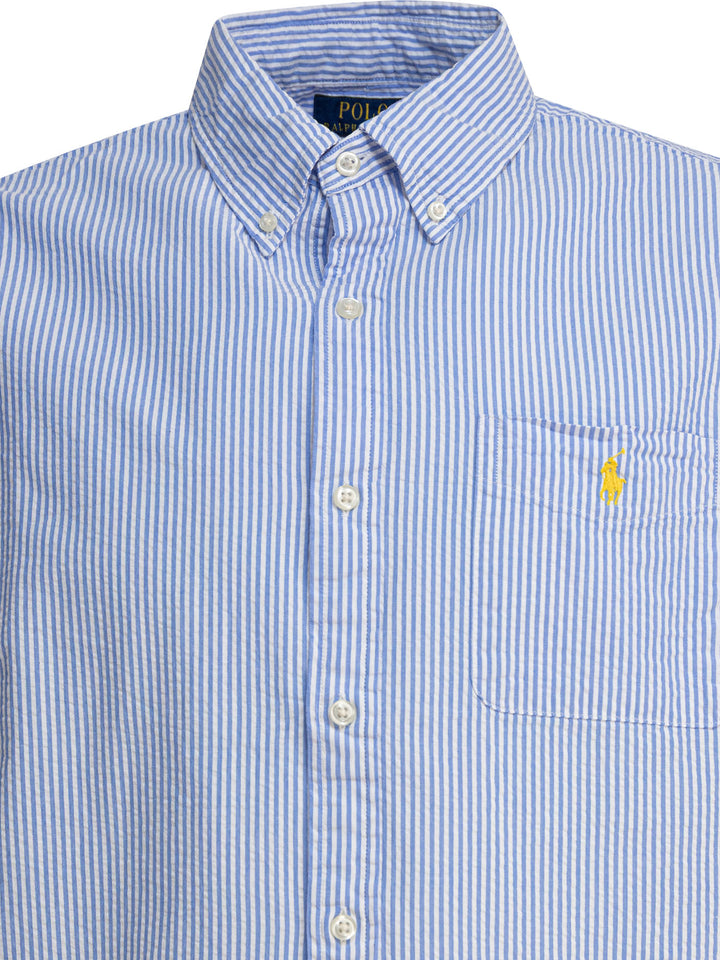 Polo Ralph Lauren Seersucker Shirt Shirts - Light blue | 13eb8fcce302a5b996658a39079c29a91b5bca4d