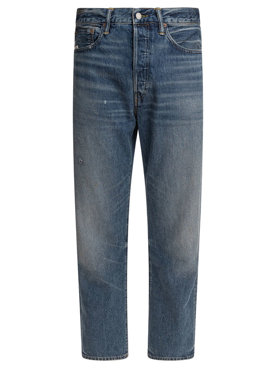 Straight-Leg Jeans Blue