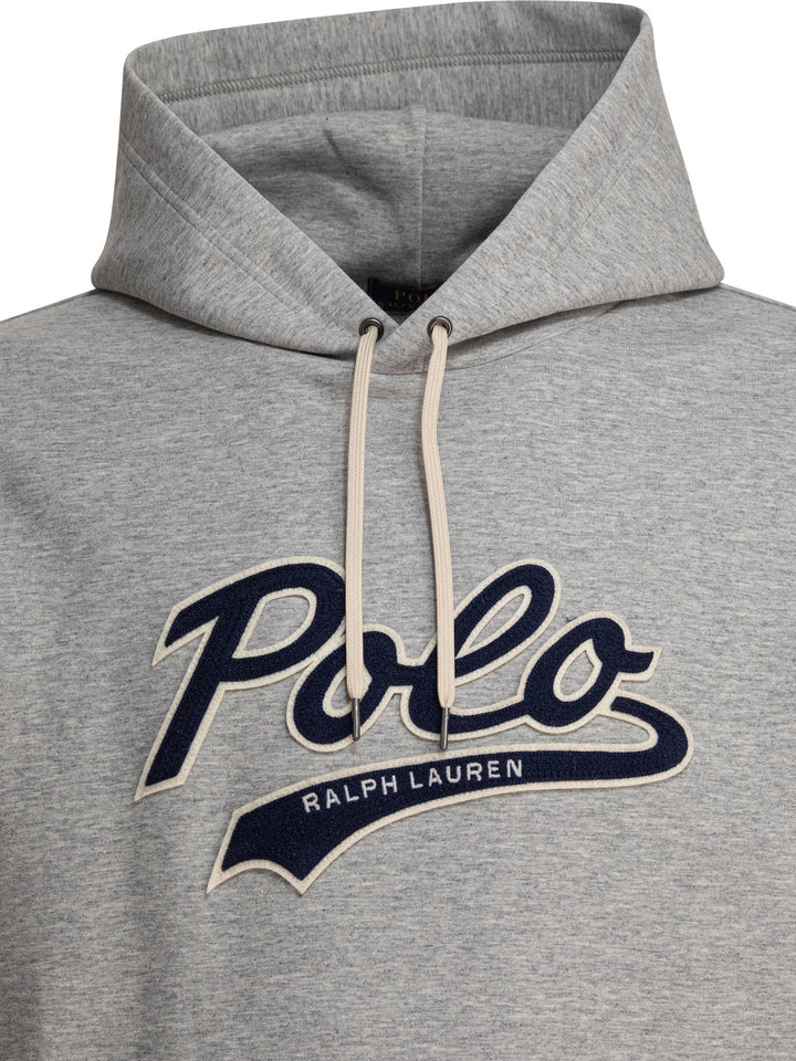 Polo Ralph Lauren Hoodie With Logo Sweatshirts - Grey | d02f792bab2a0b285ab8702362ae6dd9197443fd