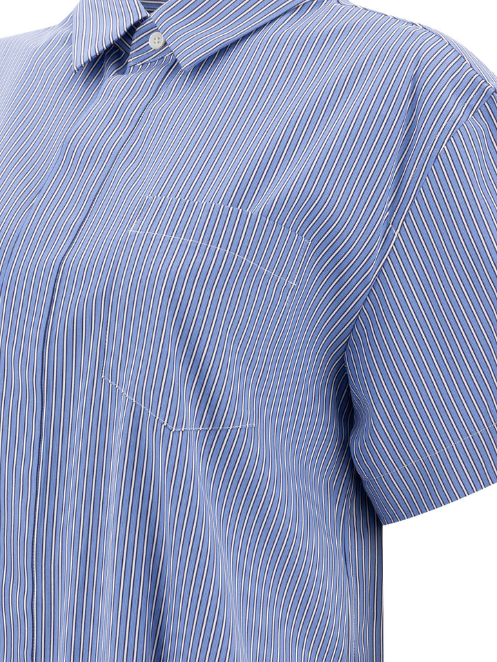 Sacai Shirt Dress Dresses - Blue | d76a9fe224cd88007f54fd6cc580f02c07ca71ea