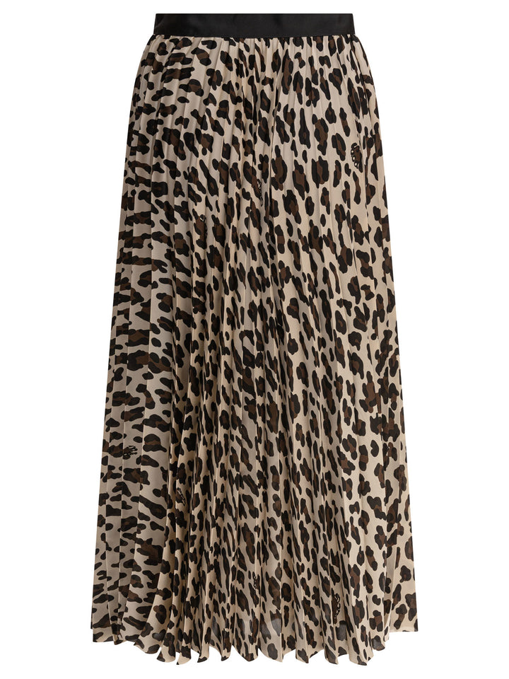 Sacai Leopard Skirt Skirts - Beige | 919ab1aaf048ac7794fe6a3653b7cf9a2a4fb14d