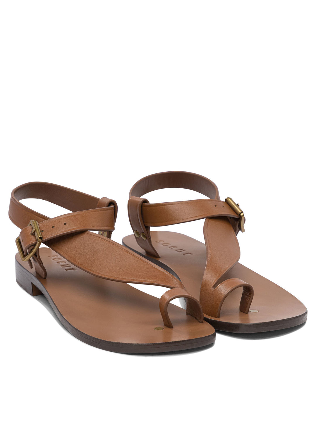 Soeur Delhi Sandals - Brown | 3ab00bd42f3d30e612f9e0a24c1946271c088922