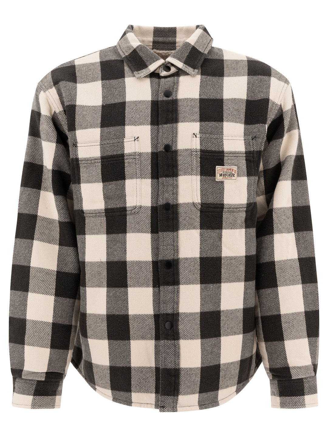 StüSsy Check Jackets and Coats - Black | 38bc63045371144ec95950db6cd2c36f680a7947