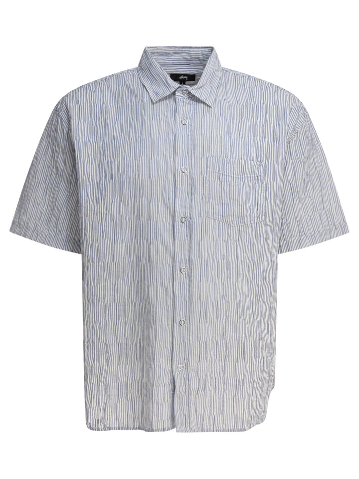 StüSsy  Shirts - Blue | 95146e458e6e39224c5ef432848a24dd9ecd3877