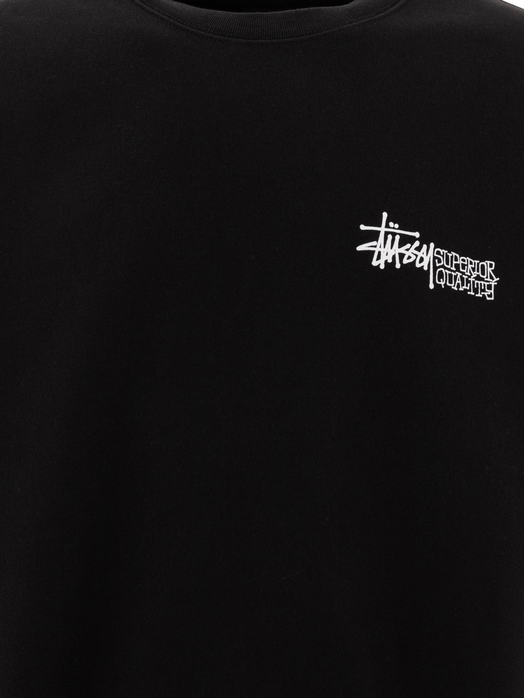 StüSsy  Sweatshirts - Black | 1c3491de3c9fb038021c384dd93d962ac6989ef1