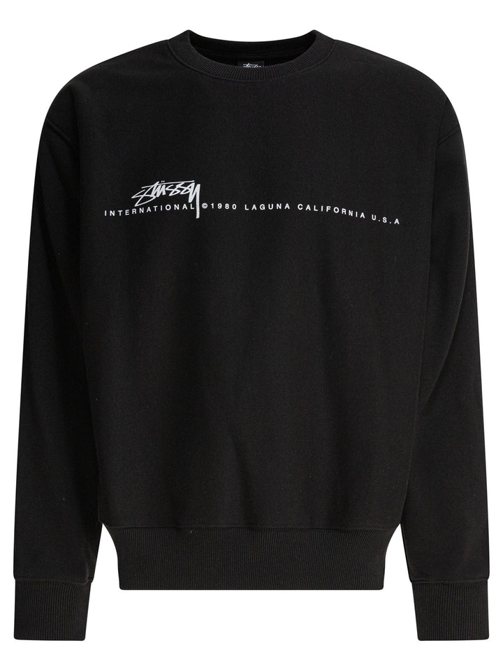 StüSsy  Sweatshirts - Black | 1ab3266f3eda001e693c0b6994876fb8a81ed5f2