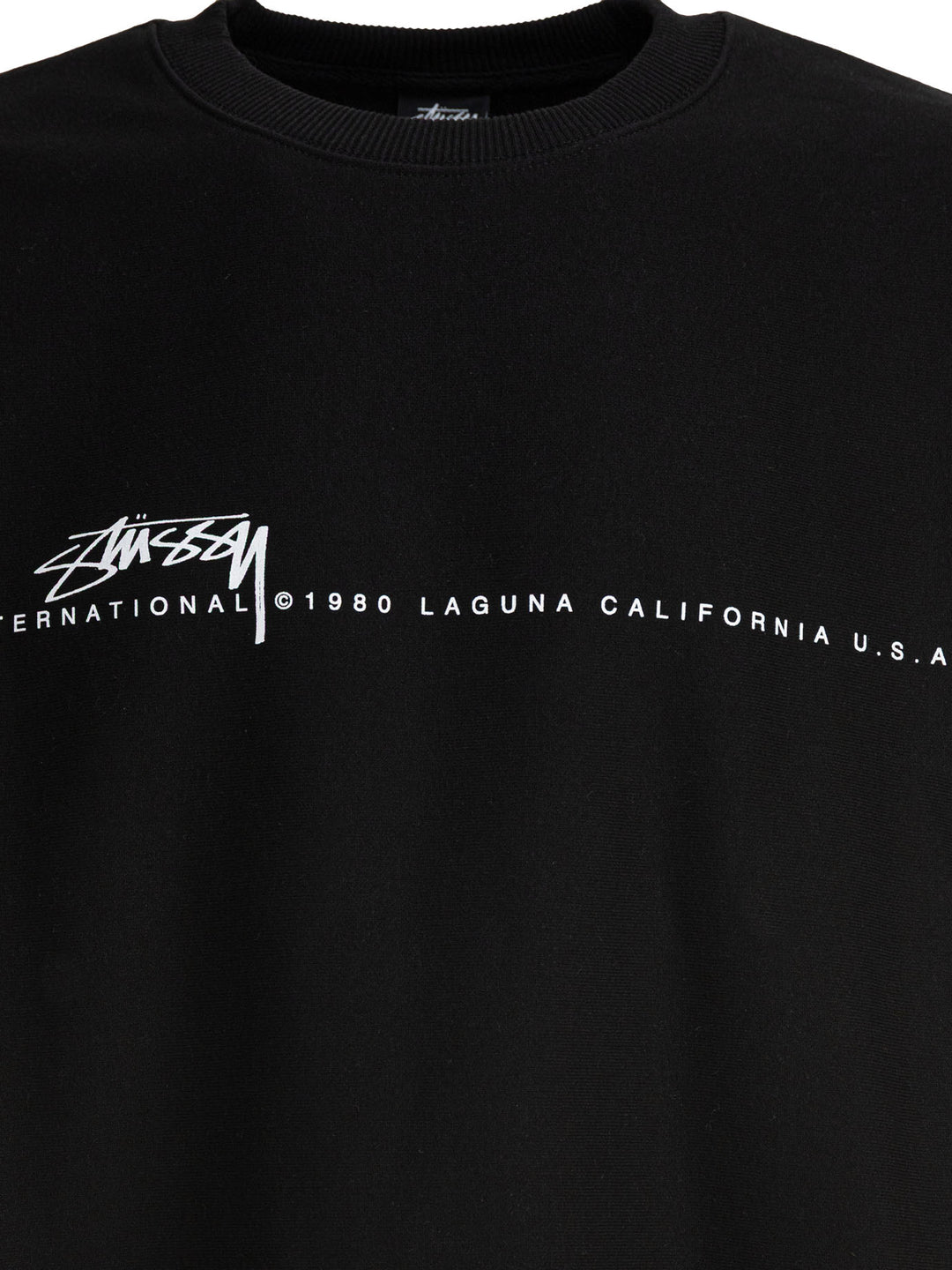StüSsy  Sweatshirts - Black | 6aed90a115285d7e7f5a87f0a9d12fe5ec215a85