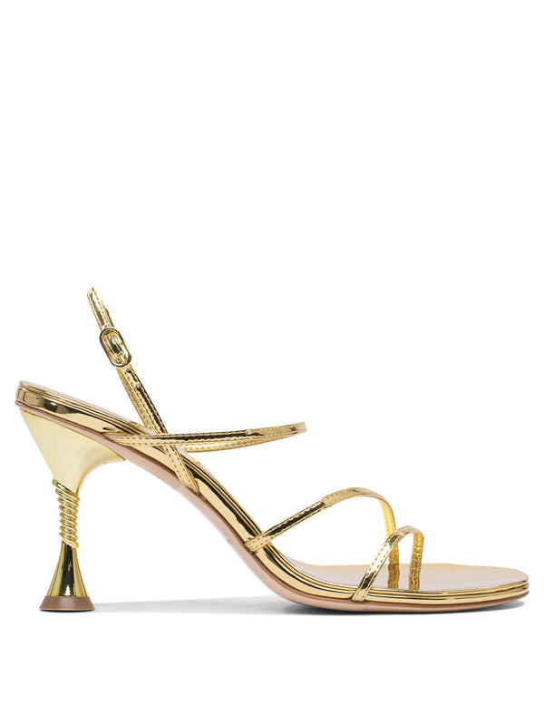 Helix 90mm Sandals Gold