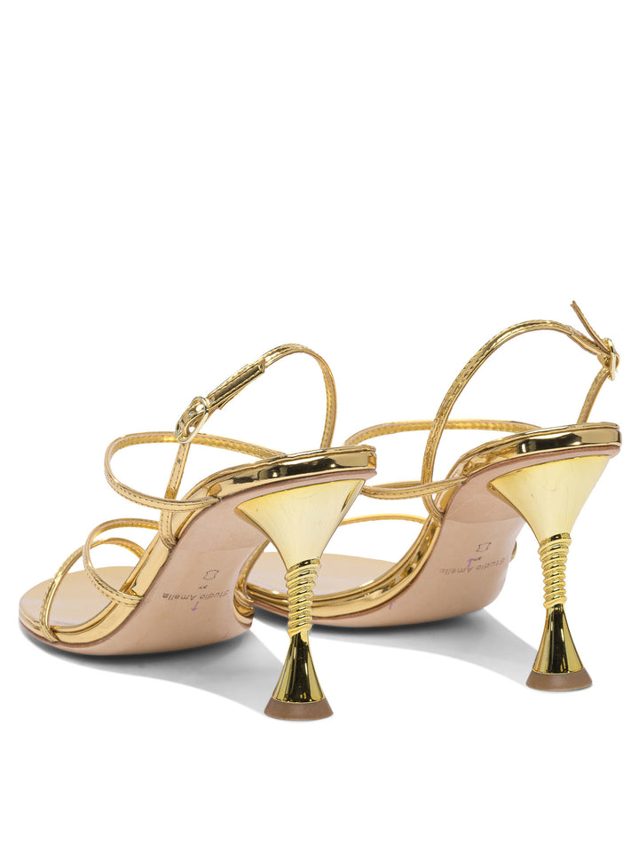 Studio Amelia  Sandals - Gold | 74be1002546b5b41cdd841d5bd7ab2692dfa0968