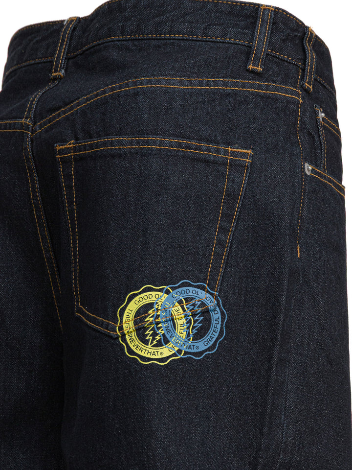 Thisisneverthat® Gd Overlap Lightning Shorts - Blue | dd992efdfbcbac80e6e2b86fc569b098b7022e5d