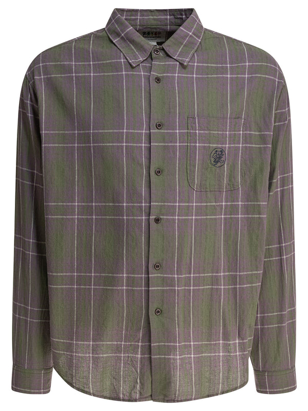 Check Shirt Shirts Green