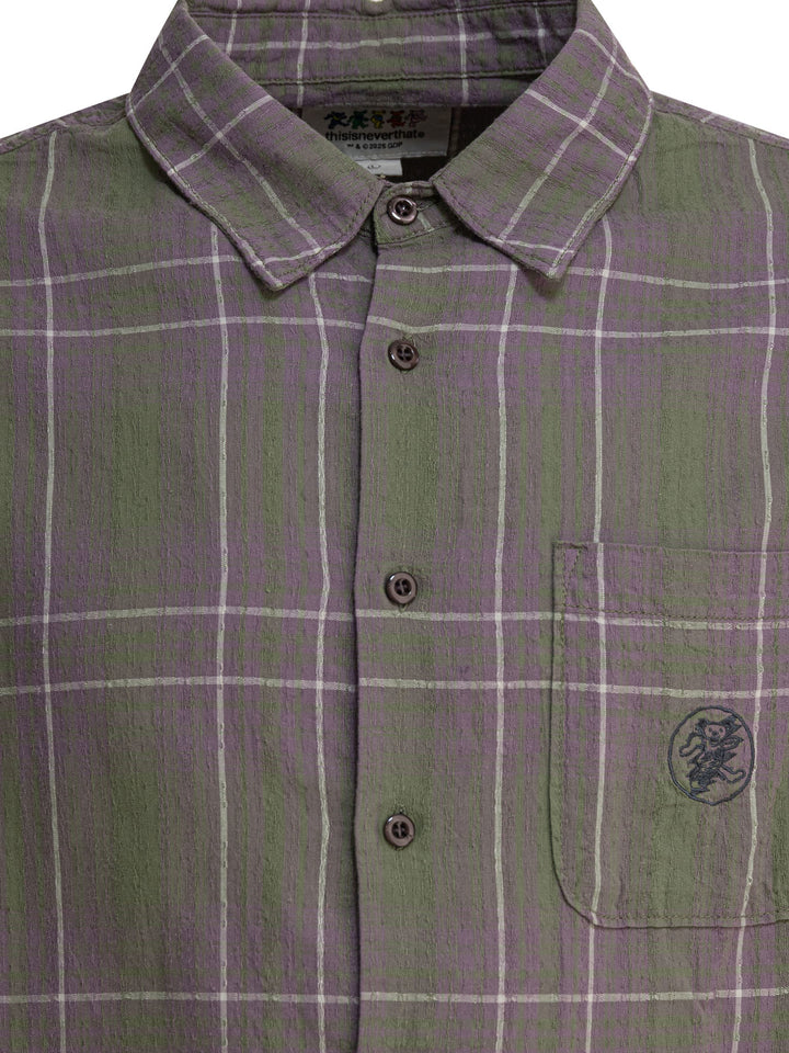 Thisisneverthat® Check Shirt Shirts - Green | d7785ac7a2b71be761045f67af3166efe534e783