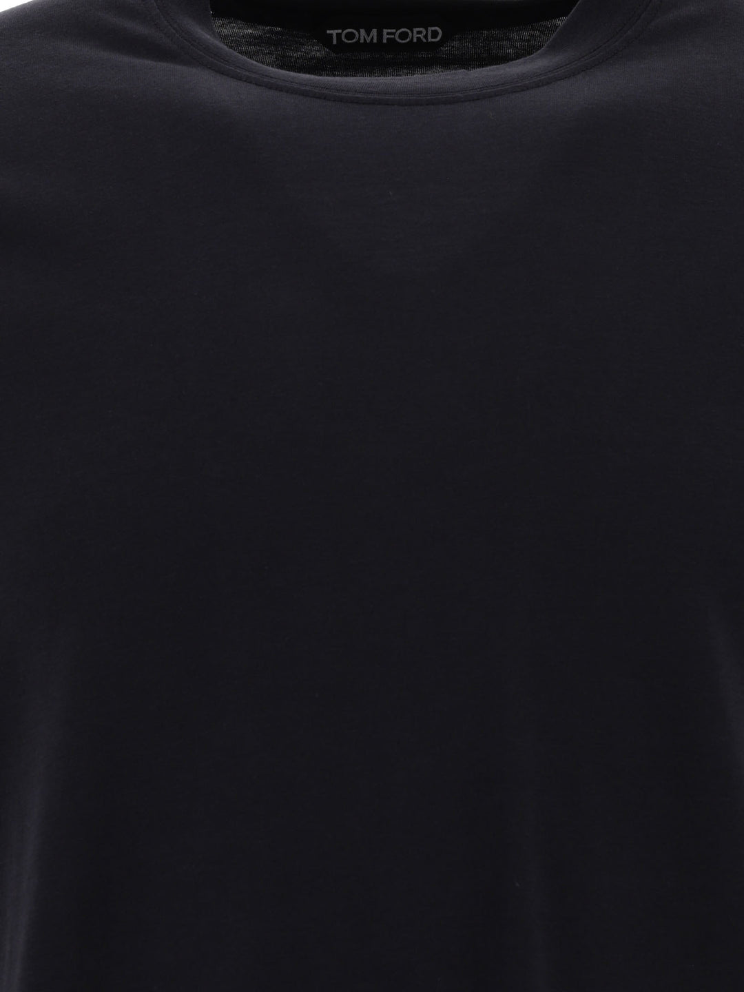 Tom Ford Cotton Lyocell T-Shirt T-shirts - Black | ecc956645ee87975846f9f49721c24b81a023ee8