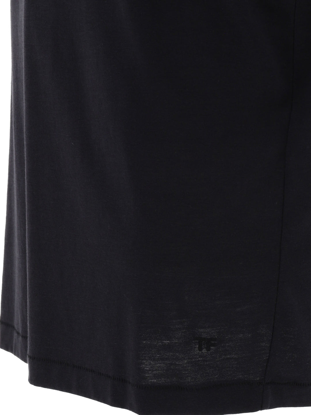 Tom Ford Cotton Lyocell T-Shirt T-shirts - Black | f4ea34813c2dc9d0fadcf7c7b5a888936753e4ce