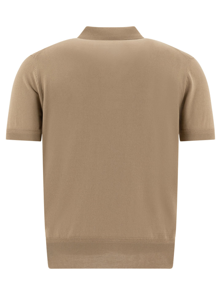 Tom Ford Cashmere And Silk Polo Shirt Polo shirts - Beige | d228c12f2419534d8f37cabfcd0ee9a7f976ec65