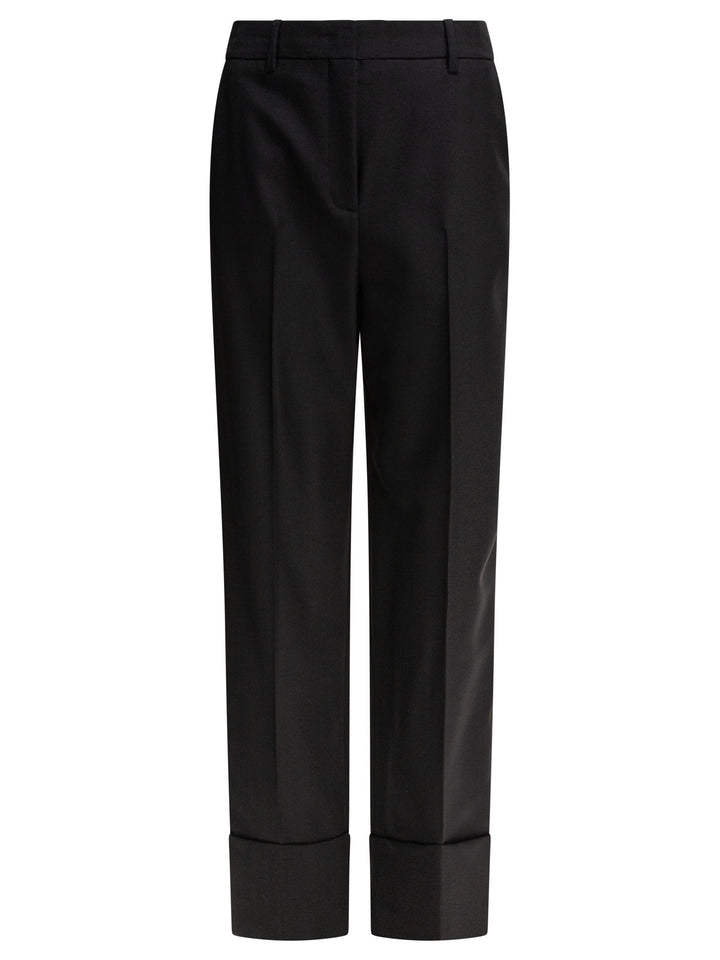 Valentino Wool Tailored Pants Trousers - Black | 7c3914f21b10d737d7c0fc34250e1eaa89c0814f