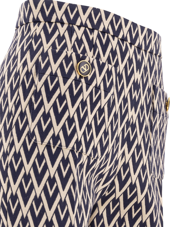 Valentino Wool Pants Trousers - Blue | ae47b7a011b14bd7cc4b92cd0f585e28f9aa97e1