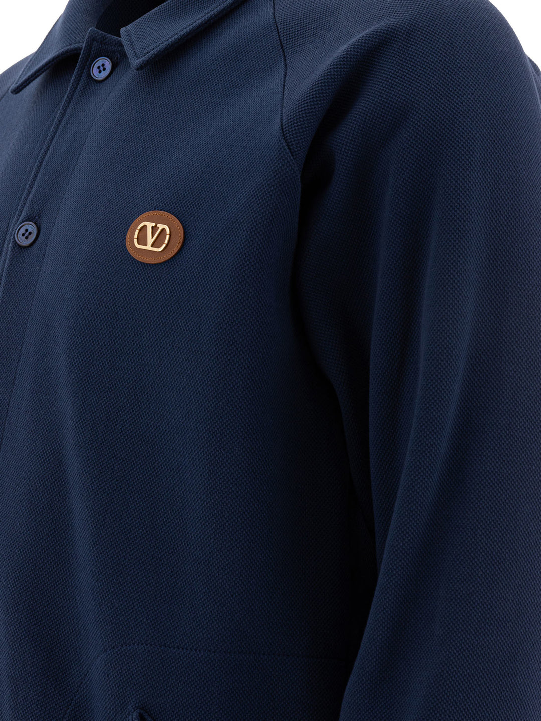 Valentino Cotton Cardigan Knitwear - Blue | 4f9705336a8c40415350b737d5cf4ef822aa915e