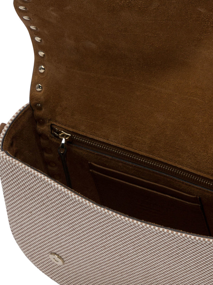 Valentino Garavani Rockstud Crossbody Bags - Beige | e3fb0e4e7d13fcc06852ed972ba75d5a2d5880e3