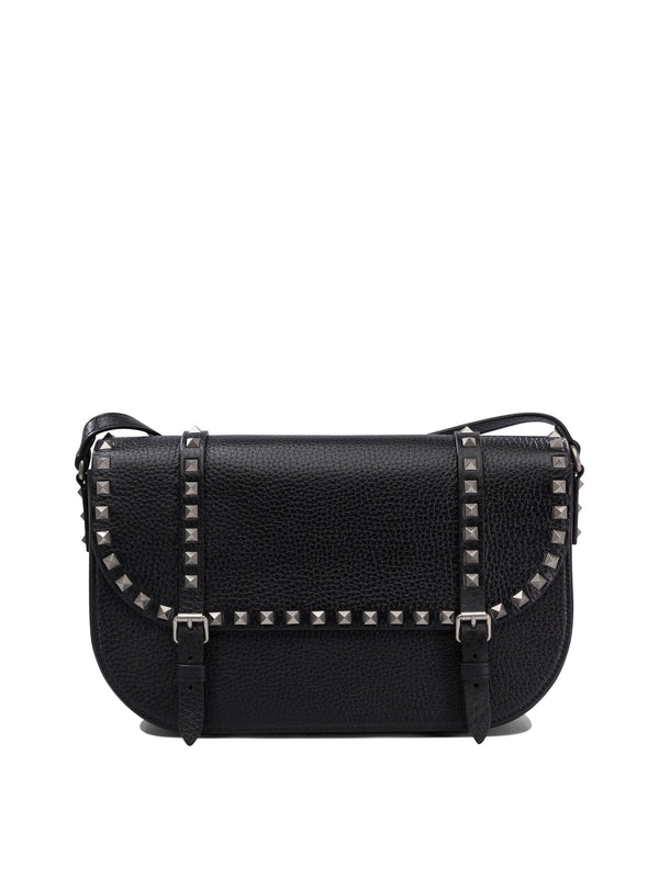 Rockstud Crossbody Bags Black