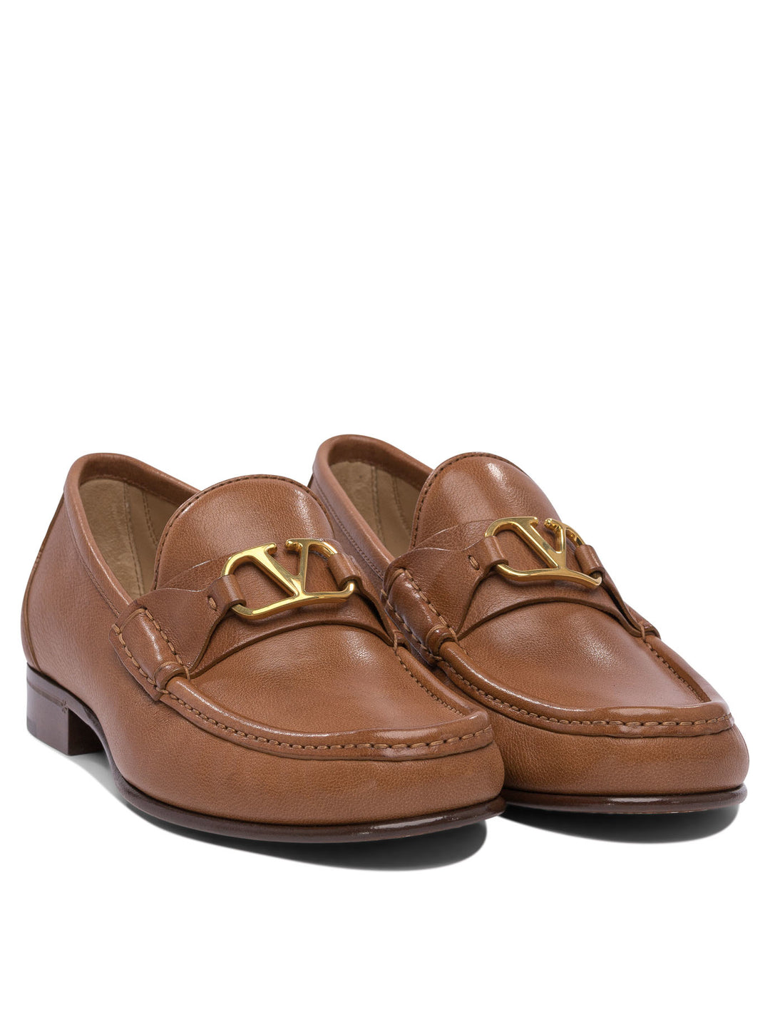 Valentino Garavani Vlogo Signature Loafers & Slippers - Brown | 9b913d02d0c309a9db992ba4a9614a3138f4517b