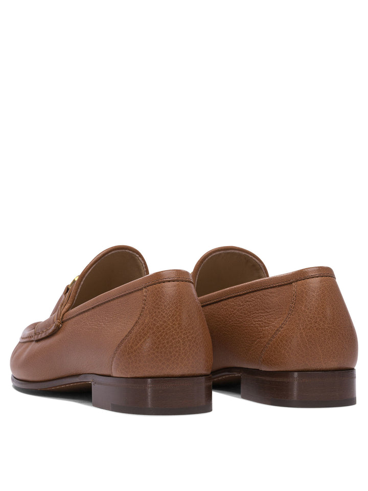 Valentino Garavani Vlogo Signature Loafers & Slippers - Brown | 10cfa9c8feede0620940ff3370f5dece08b405e0