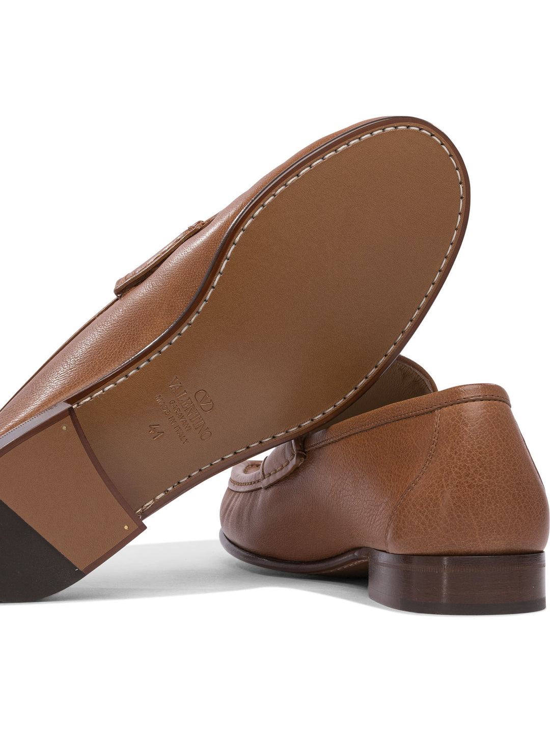 Valentino Garavani Vlogo Signature Loafers & Slippers - Brown | ec014d8721d2f7c4b9d28e8f5a87164d2035a023