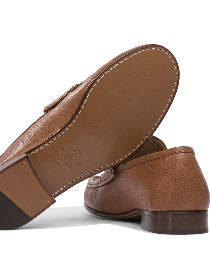 Valentino Garavani Vlogo Signature Loafers & Slippers - Brown | ec014d8721d2f7c4b9d28e8f5a87164d2035a023