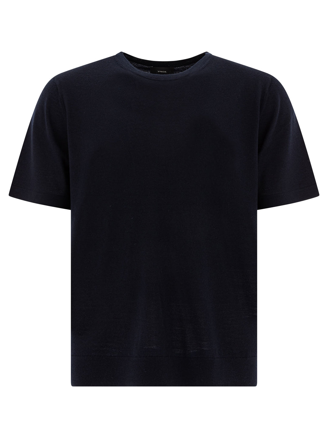 Vince Short-Sleeved Sweater Knitwear - Blue | d6378f21154b1a01fb2950ac22d12182e1fbf282