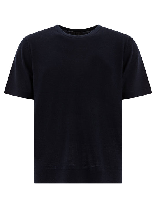 Short-Sleeved Sweater Knitwear Blue