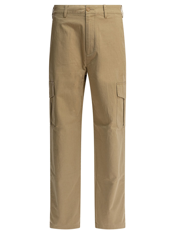 Vince Cotton And Linen Cargo Trousers - Beige | 82af59858afe043156a049fe648ad173d7bc9557