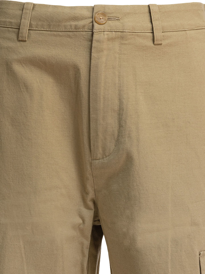 Vince Cotton And Linen Cargo Trousers - Beige | 798f3073fa191a7d9245b2fc9ded20b3aa1bc059