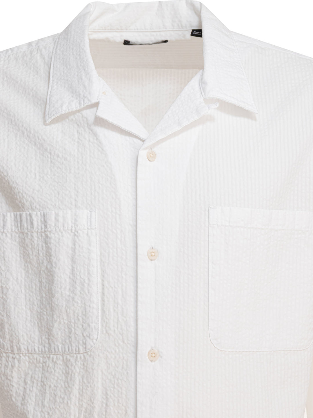Seersucker Shirt White