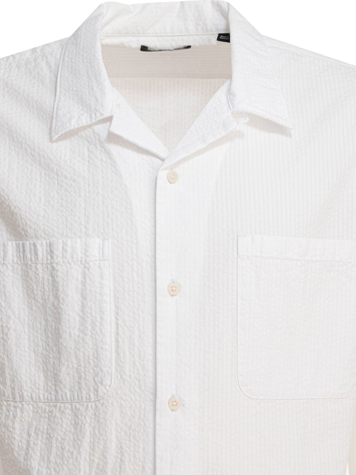 Vince Seersucker Shirt Shirts - White | 049cb0a241ccdd6faa14858dd8501ffe71704286