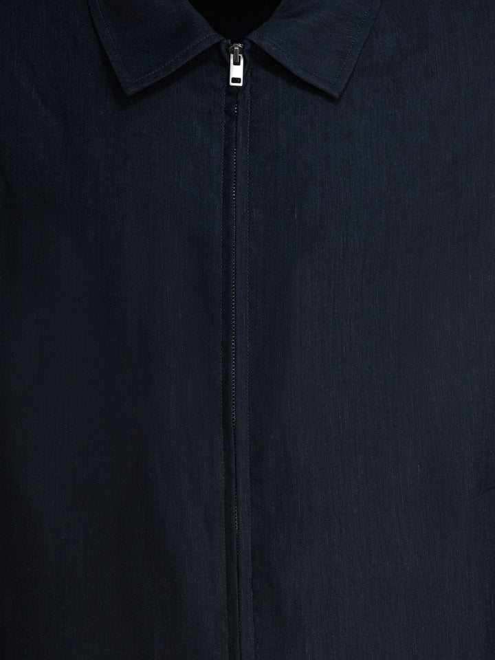 Vince Bomber Jacket Zipper Closure Jackets and Coats - Blue | b97f85a6e08f3835b0df651c21210e5daf206f7b