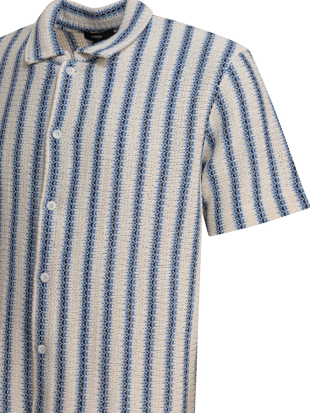 Vince Striped Shirt Shirts - Light blue | d3b244a4cb9076308a80b7a6e5f3e45a5aaada6a