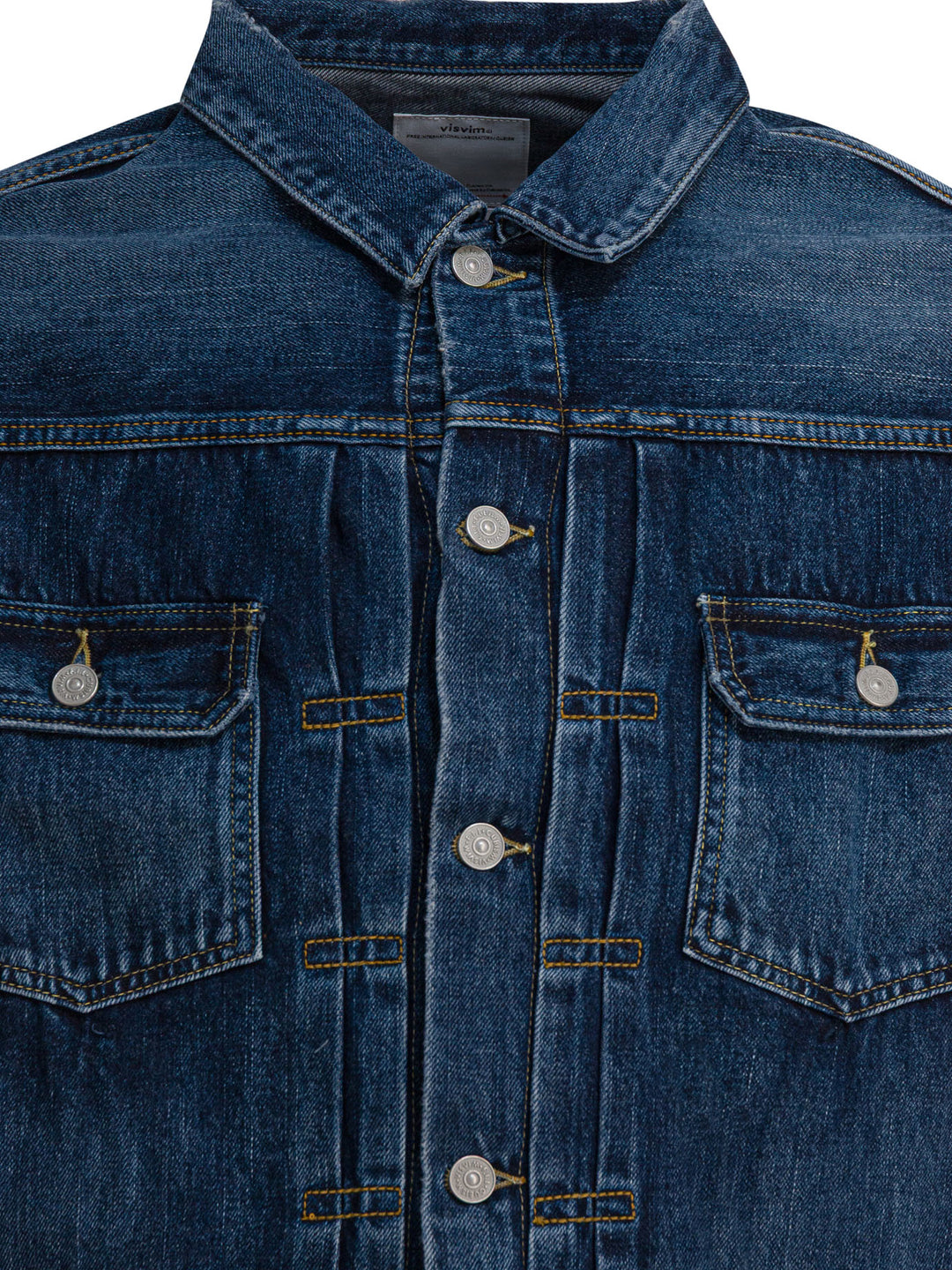 Visvim Ss 101x Jkt Dmgd-1010 Jackets and Coats - Blue | 1e0c2c0747fed184400aa48cb1c17cb1230cb72c