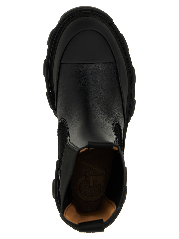 Ganni Leather Ankle Boots Boots and Ankle Boots - Black | 5c55b192132c4606538816fdd2b3cd1e8a79caf3