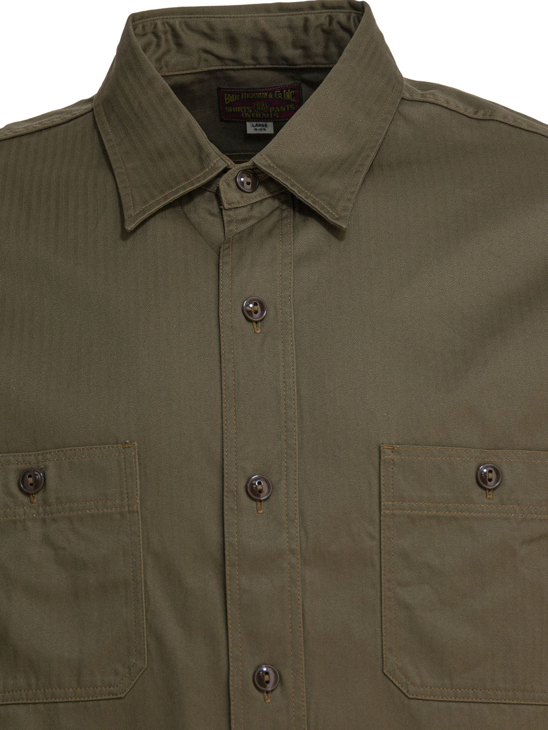Buzz Rickson'S  Shirts - Green | b7b6b3ab9e252083aeee59d2f1b18515c17aa0ab