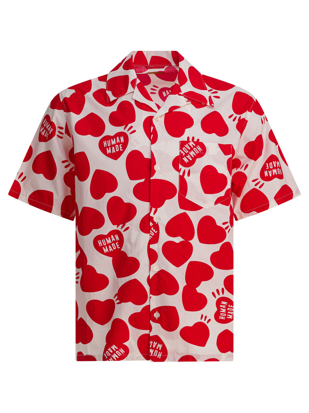 Human Made Heart Vacation Shirts - White | 510a6e4573b00063ebc2c1f999dabc01b1aacbdc