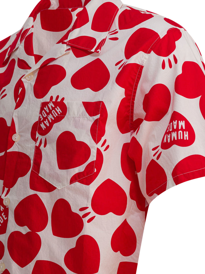 Human Made Heart Vacation Shirts - White | ab96f71f949532a9bcd719823281340565973bba