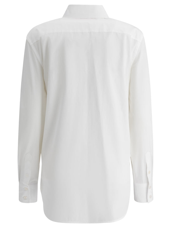 Valentino Cotton Poplin Shirt Shirts - White | 322f21a24dbf75b6c88dc299d256dd7eed7c4c2d