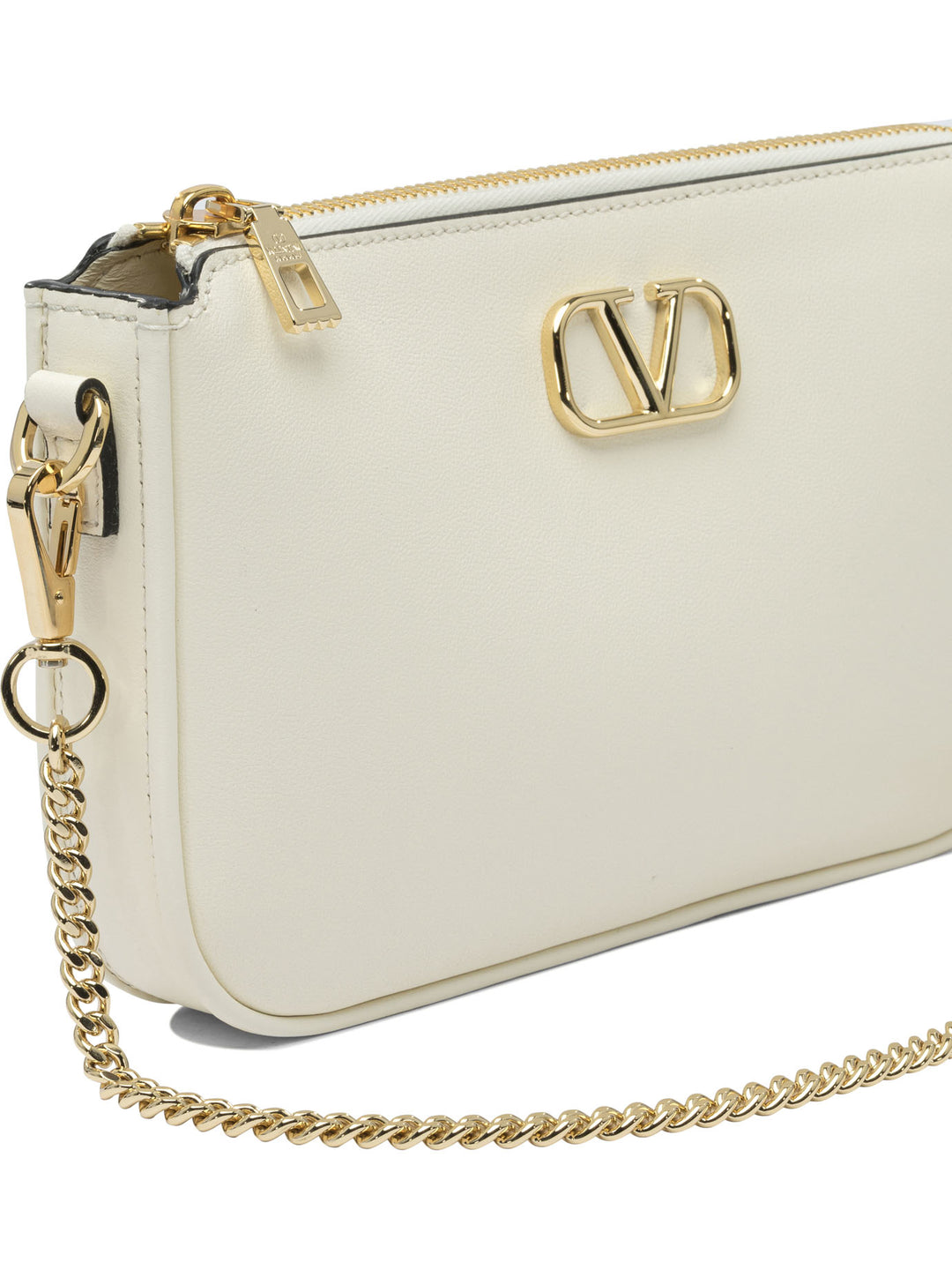 Valentino Garavani Vlogo Signature Shoulder Bag Shoulder Bags - White | 474f7f9d82dff0252c5f19b5de009e300a69be9c