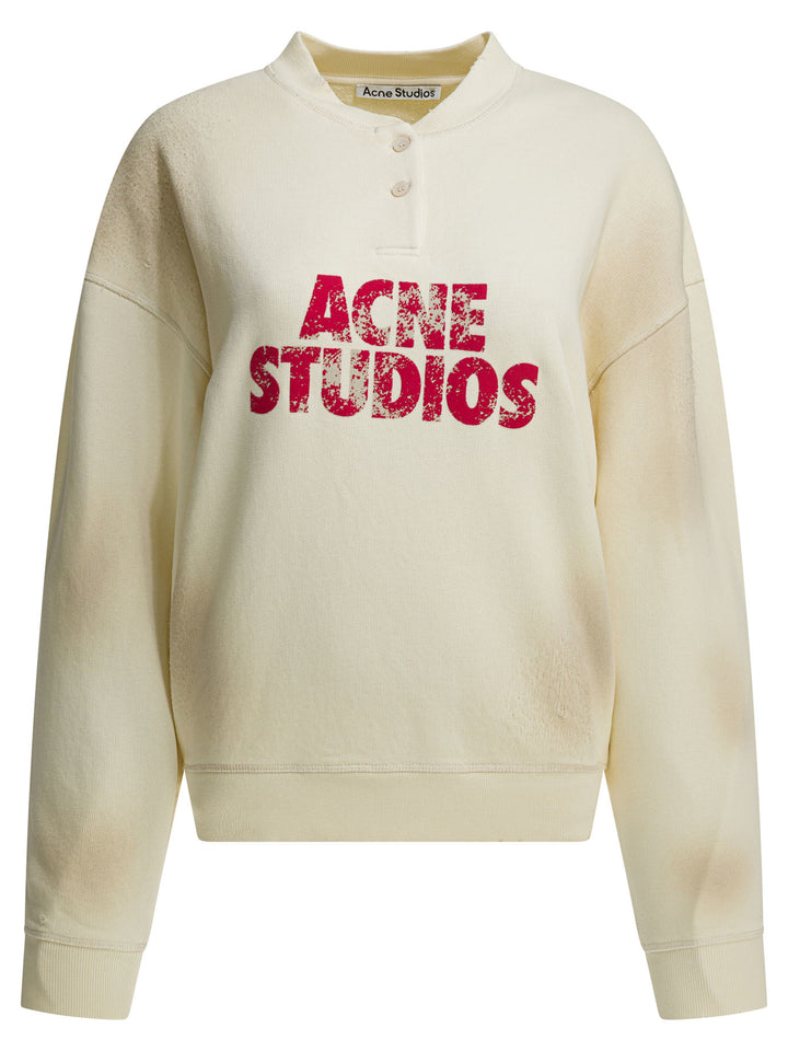 Acne Studios  Sweatshirts - White | 342f7a9dd1875a34583b5ec2d0e1c0bb8ed76dc3
