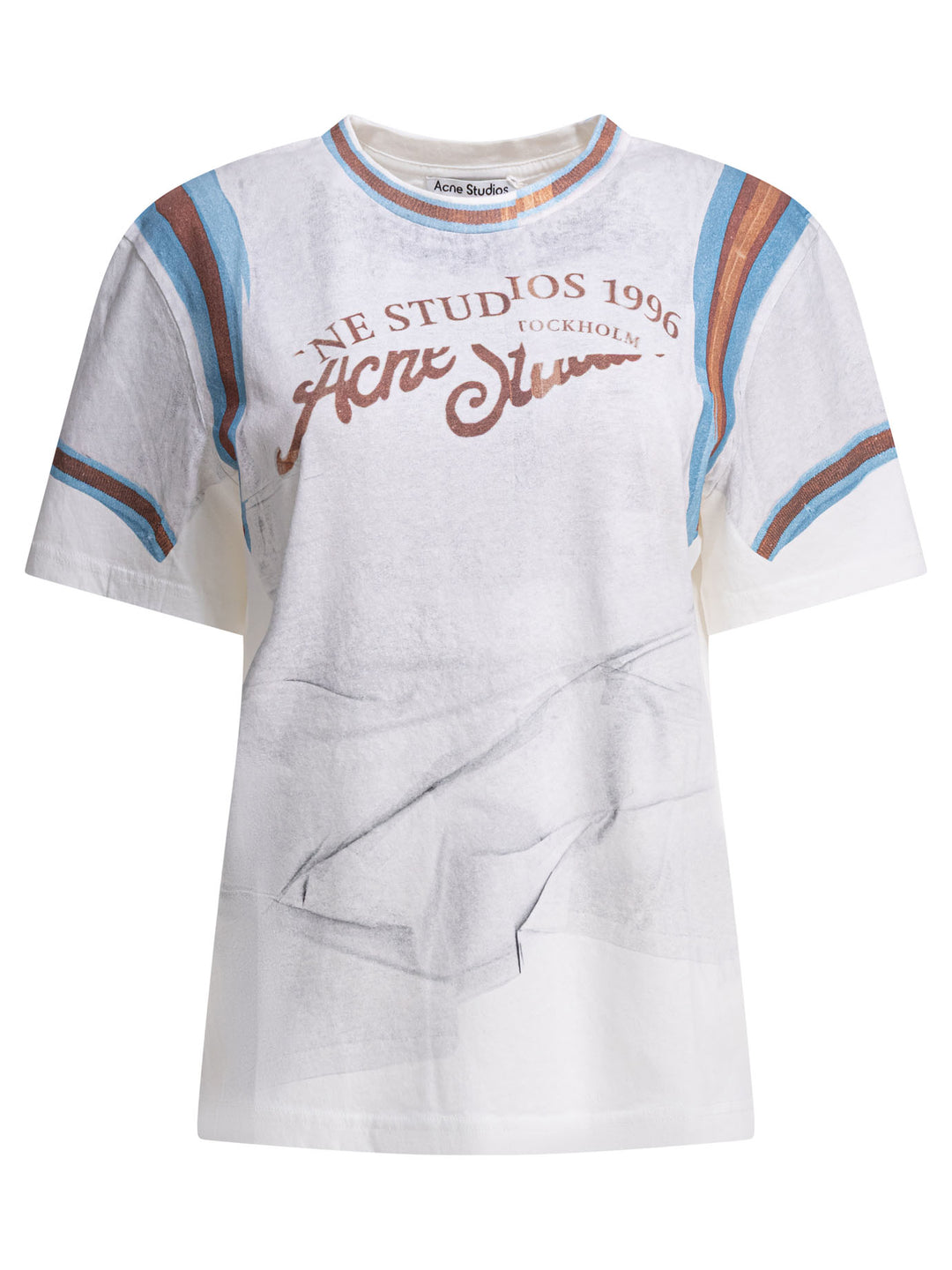 Acne Studios Fn-Wn-Tshi000873 T-shirts - White | 1b3f5158a4933f6a9a7fd745525333ea1f965f50